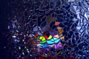 fragmented glass
