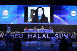 Diana Sabrain at the World Halal Summit