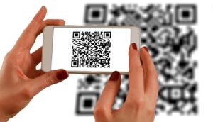 Scanning QR codes for retail purchase